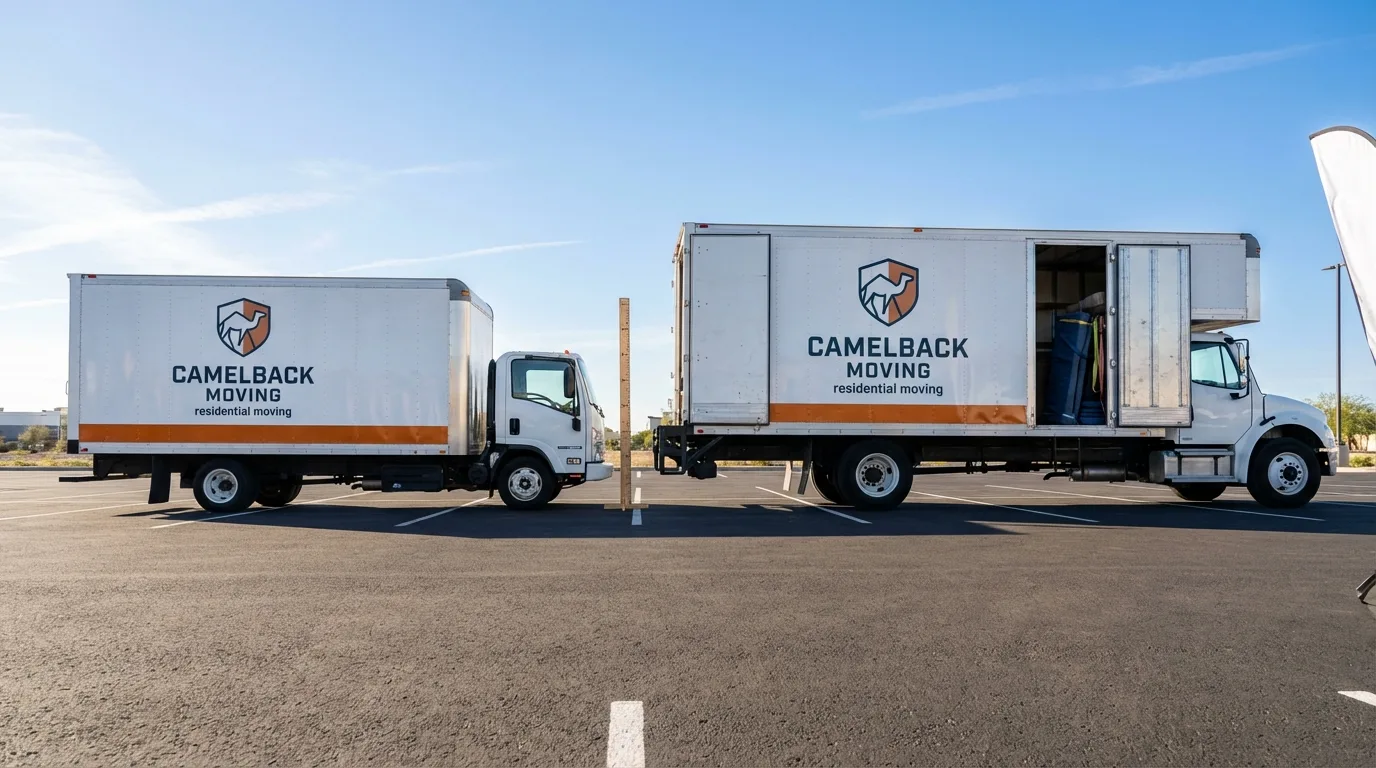 Moving truck size capacity guide in Shoemakersville